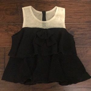 Black Fancy Tank Top